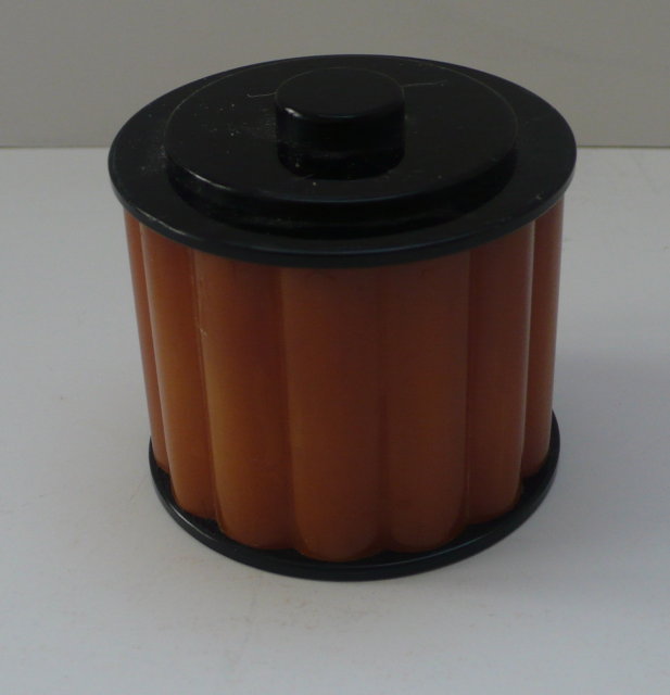 Bakelite Vintage Ribbed Molasses Box