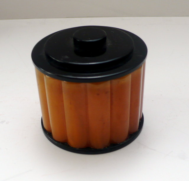 Bakelite Deco Butterscotch Box