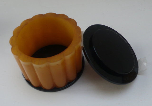 Bakelite Deco Butterscotch Box