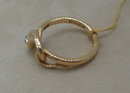 Victorian 18Ct Gold and Diamond Snake Ring