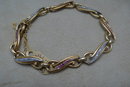 18 Ct. Gold Diamond and Ruby Bracelet