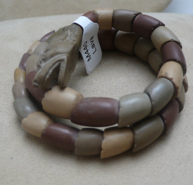 Victorian Lava Serpent Bracelet