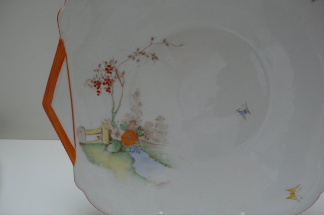 Shelley Bone China Cake Plate