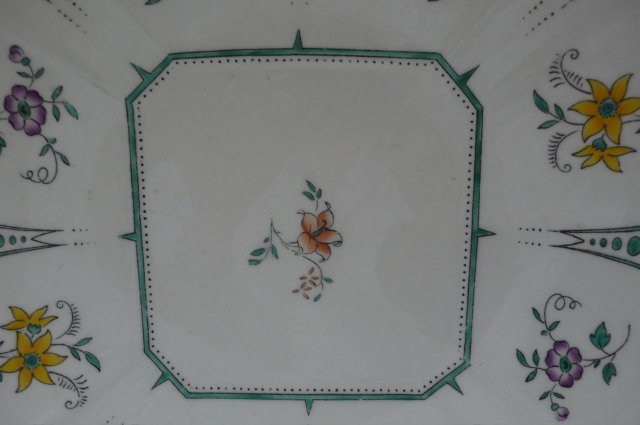 Shelley China Flower Cake Plate