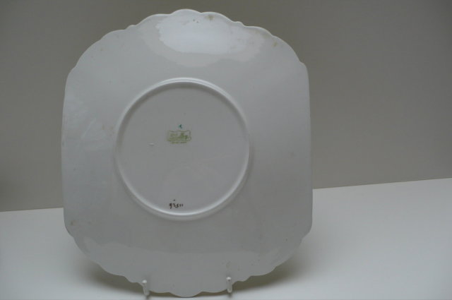 Shelley China Flower Cake Plate
