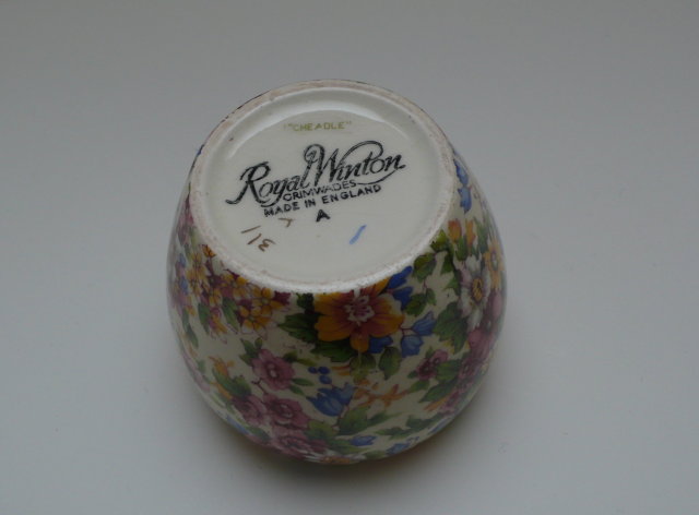 Royal Winton Cheadle Chintz Jam Pot