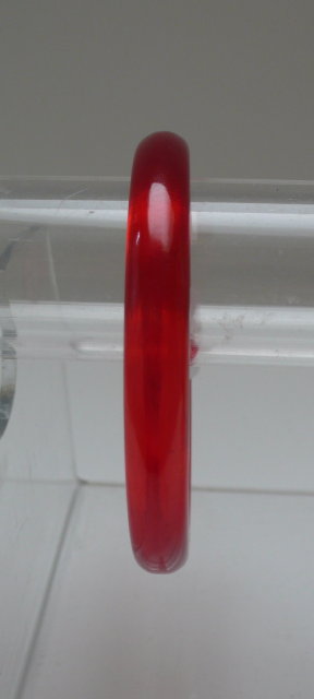Bakelite Vintage cherry red bangle