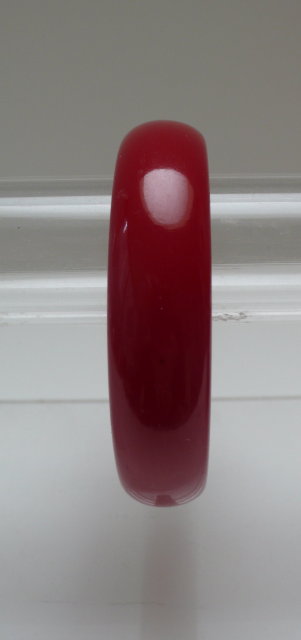 Bakelite Vintage Red Chunky Bangle