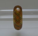 Bakelite Vintage Applejuice reverse Carved