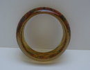 Bakelite Vintage Applejuice reverse Carved