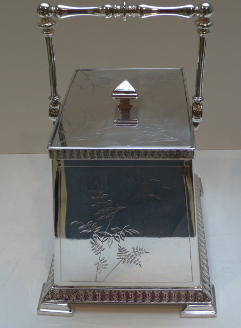 Victorian Silverplate Aesthetic Design Biscuit