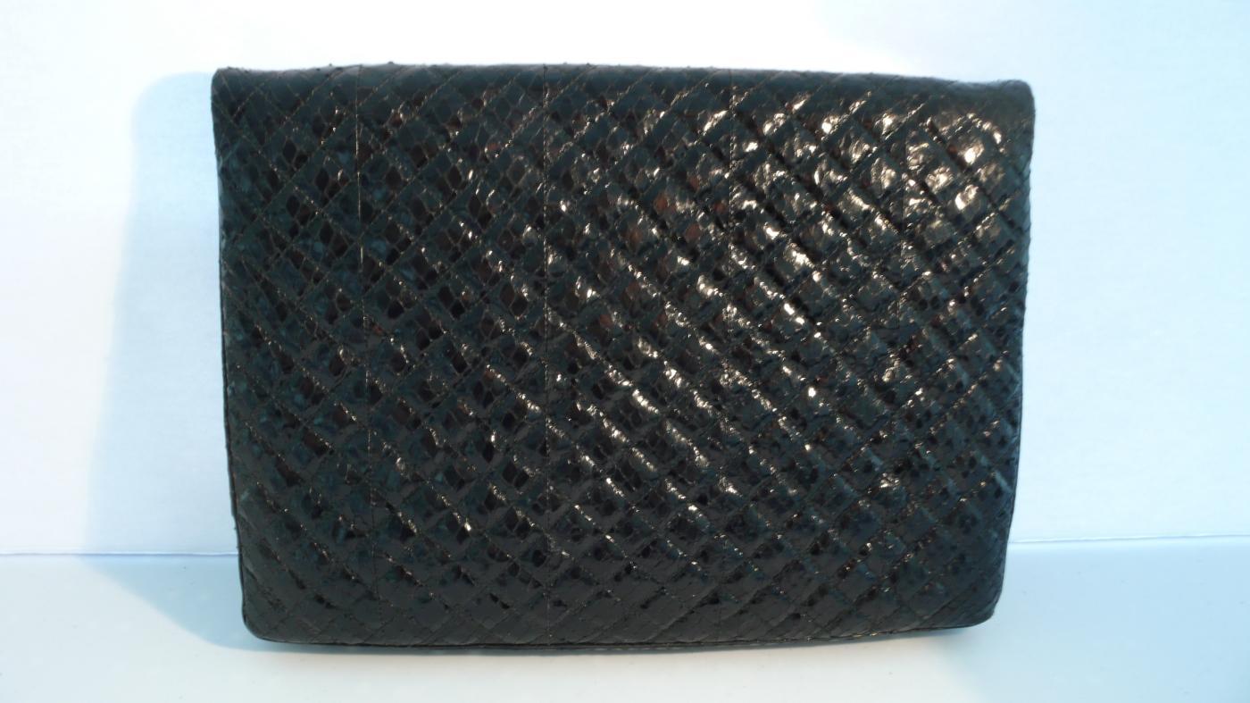 Judith Lieber Vintage Snake Skin Handbag