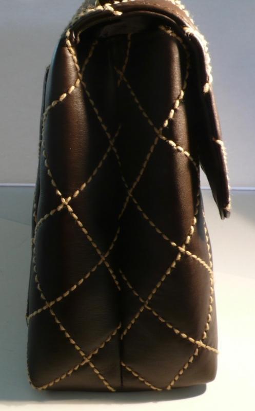 Chanel Brown Envelope Handbag