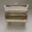 Victorian Silverplate Pocketbook Biscuit Box