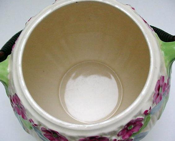 Burleigh Flower and Butterfly Biscuit Barrel