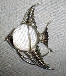 Costume Trifari Jelley Belly Fish Brooch