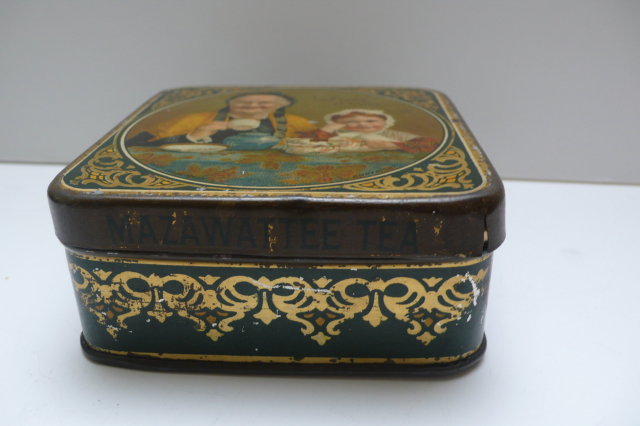 Mazawattee Tea Advertising Tin