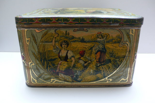 Advertising Tin Art Nouveau Bellas Artes Bizcohos