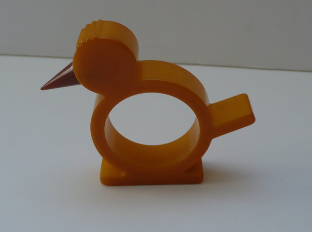 Bakelite Bird Vintage Napkin Ring