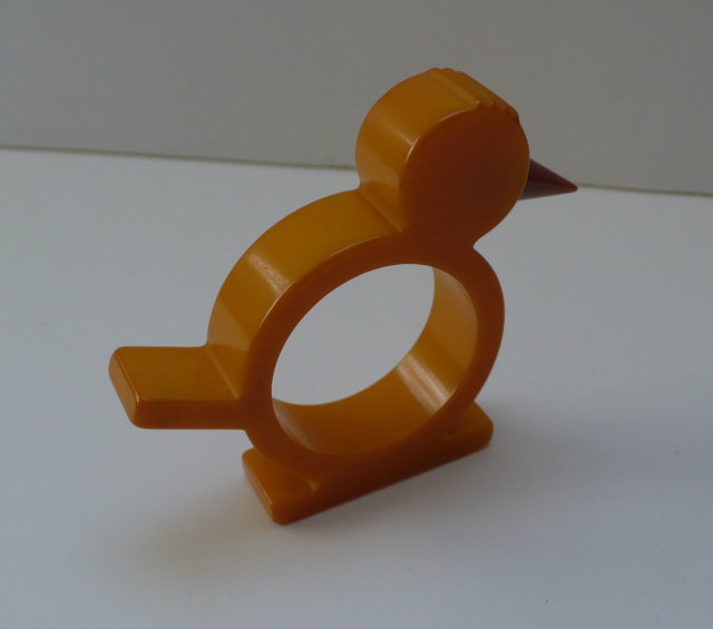 Bakelite Bird Vintage Napkin Ring