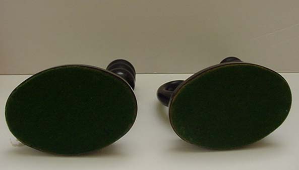 Bakelite Pair of Cornicopia Candlesticks