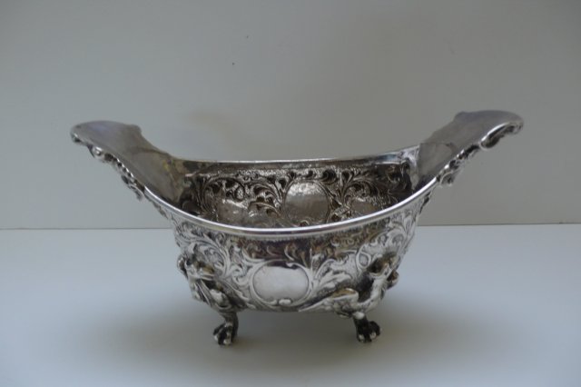 Sterling Silver Georgian Sauce Boat