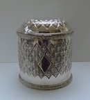 Victorian Silverplate Biscuit Box