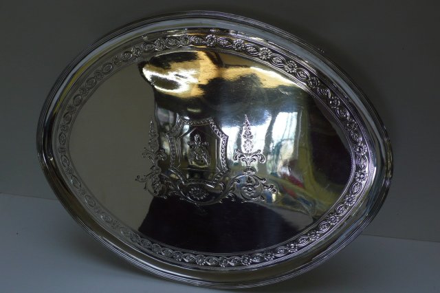 Beautiful Georgian Sterling Silver Tray