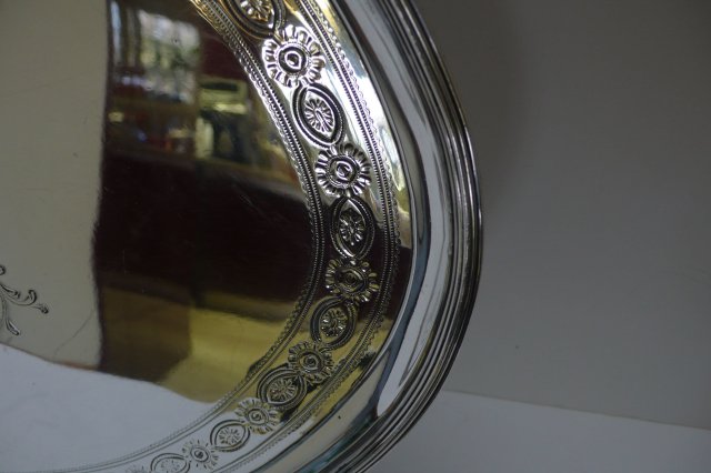 Beautiful Georgian Sterling Silver Tray