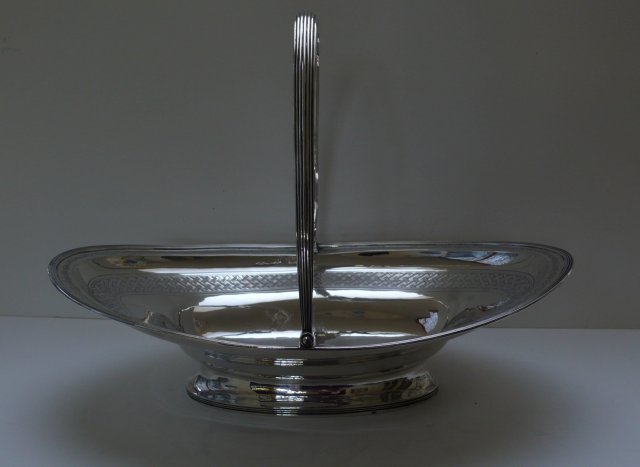 Sterling Silver Georgian Basket