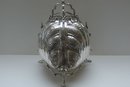 Victorian Silverplate 3 Sided Biscuit Box