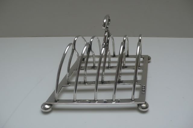 English Sterling Silver Toast Rack