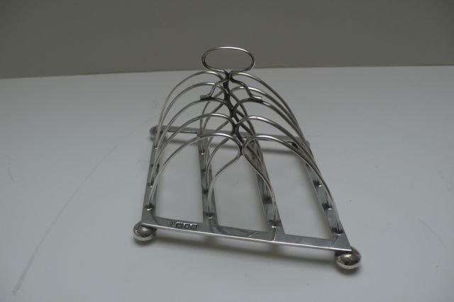 English Sterling Silver Toast Rack