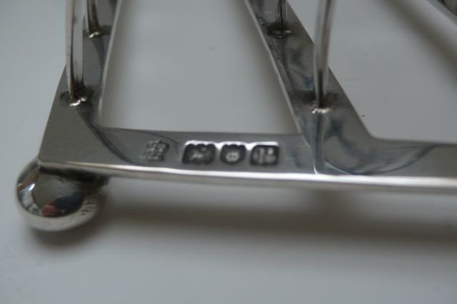 English Sterling Silver Toast Rack