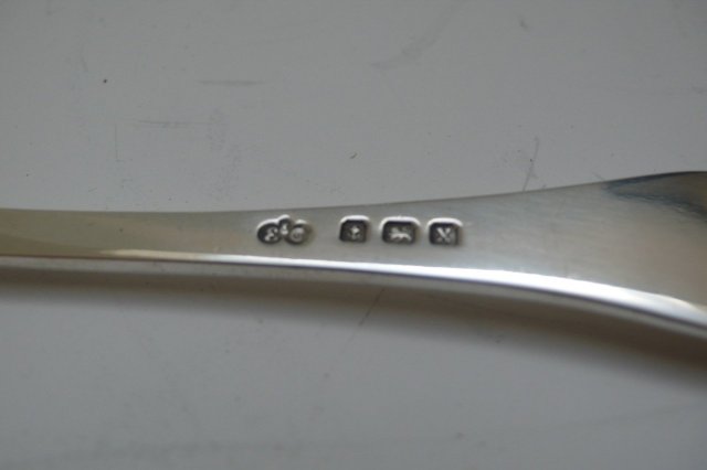 English Sterling Boxed Bowl & Spoon