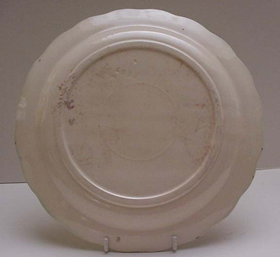 Majolica French Asparagus Plate
