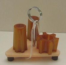 Bakelite and Lucite Cruet Set