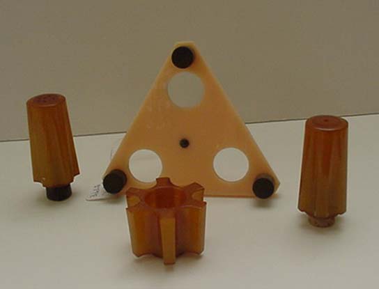 Bakelite and Lucite Cruet Set