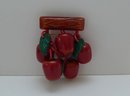Bakelite Vintage Apples Brooch