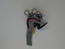 Butler & Wilson Dancing Cats Brooch