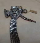 Butler & Wilson Dancing Cats Brooch