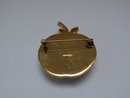 Butler & Wilson Rhinestone Apple Brooch