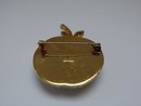 Butler & Wilson Rhinestone Apple Brooch