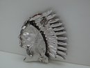 Butler & Wilson Silver Indian Head