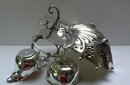 Victorian Silver Plate Strawberry Serving Dish