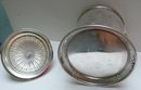 Victorian Silver Plate Biscuit Box/Deer Handle