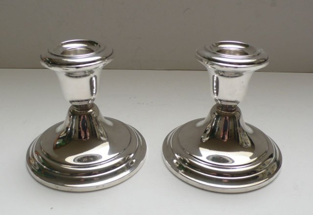 Sterling Silver Candle Sticks