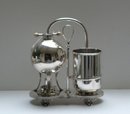 Victorian Silver Plate Tea & Coffee Maker