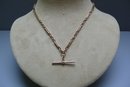 Victorian Rose Gold 9 Ct. Prince Albert Chain