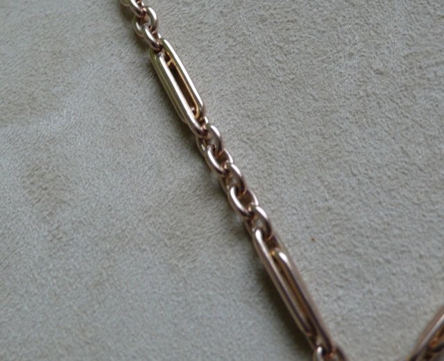 Victorian Rose Gold 9 Ct. Prince Albert Chain